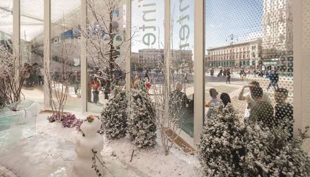 Exploring relationship between nature and living: the Living Nature exhibit in Milan is a 500sq m pavilion that can recreate four seasons simultaneously under the same roof.