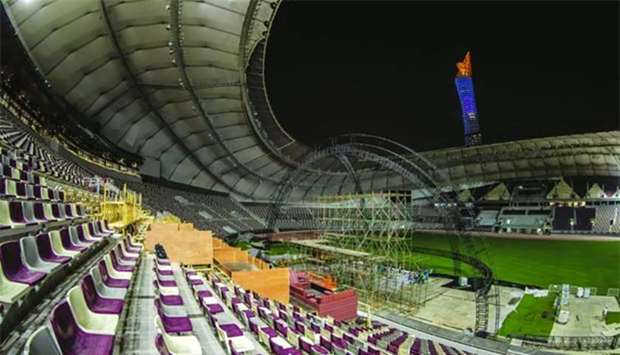 A fan zone is due to open at the Khalifa International Stadium.