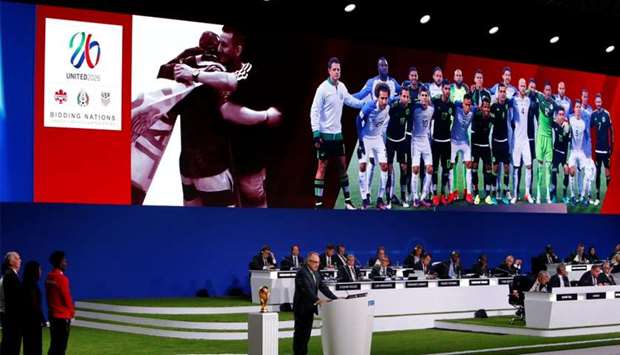 The joint bid of United States, Canada and Mexico to host the 2026 FIFA World Cup