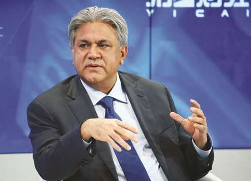 Arif Naqvi, founder and group chief executive of Abraaj Group, attends the annual meeting of the World Economic Forum (WEF) in Davos (file).