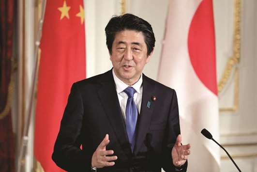 Shinzo Abe: keen to overcome distrust