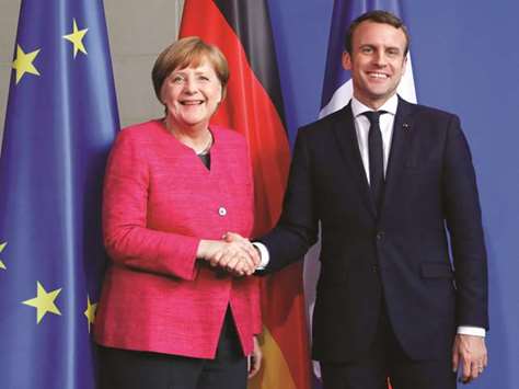 French President Emmanuel Macron and German Chancellor Angela Merkel u2013 the blocu2019s two most powerful leaders u2013 have shown signs of coming together to pursue long-overdue EU-level reforms.