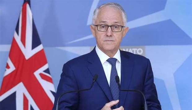 Australian Prime Minister Turnbull has a 40% approval rating.