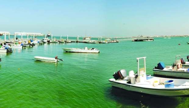 Owing to adverse weather conditions, many fishing boats were berthed along the shores in Doha and other fishing harbours (file picture).
