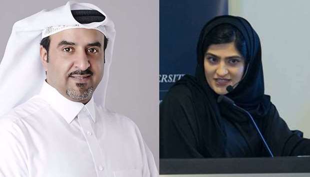 Qatari lawyer Mubarak Abdullah al-Sulaiti (L)said that the victims can file their cases in Qatari courts and Dr Reem al-Ansari (R), Professor of Law at Qatar University, said victims could seek the help of civil society organisations or arbitration to claim their rights.