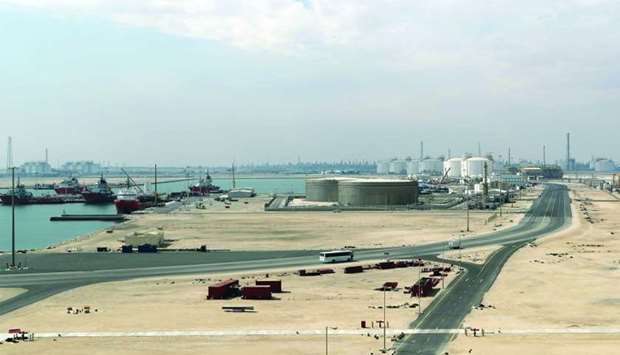 Ras Laffan Industrial City, Qatar's principal site for production of liquefied natural gas and gas-to-liquids, some 80km north of the capital Doha