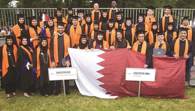 As many as 72 graduates from HEC Paris in Qatar were honoured in the ceremony.