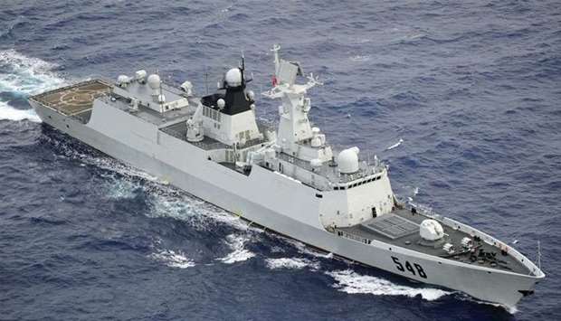 Since June 17, a group of navy warships, including a Type 054A frigate, have been conducting exercises near Taiwan