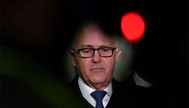 Prime Minister Malcolm Turnbull pictured at a news conference in Canberra on Wednesday.