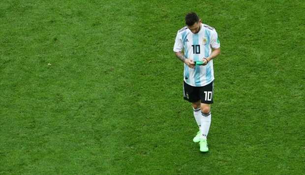 Messi is unlikely to play for his country again, having already been coaxed out of retirement after missing a penalty in the Copa America final defeat two years ago