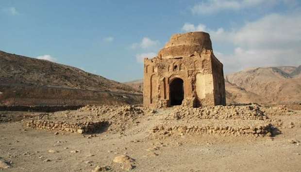 The Bibi Maryam mausoleum in the ancient city of Qalhat, Oman, which has been added to Unescou2019s world heritage list.