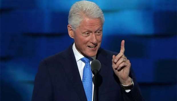(File photo) Bill Clinton