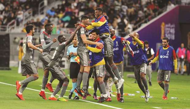 Al Duhail entered the quarter-finals of the AFC champions League after thrashing UAEu2019s Al Ain 8-3 on aggregate in two legs.