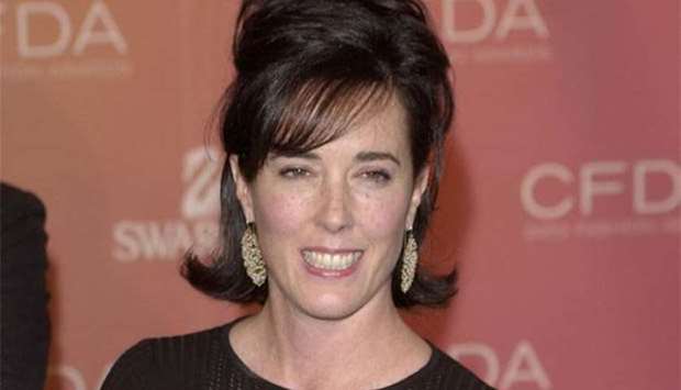 Kate Spade, seen in this 2003 file picture, apparently hanged herself.