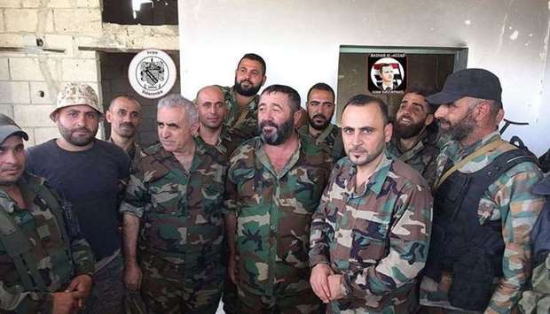 Jamil Hassan (fourth from left) is one of Syrian President Bashar al-Assad's senior lieutenants. Picture courtesy: Spiegel online
