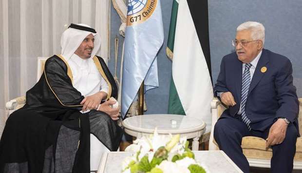 Palestinian president meets PMrnrn
