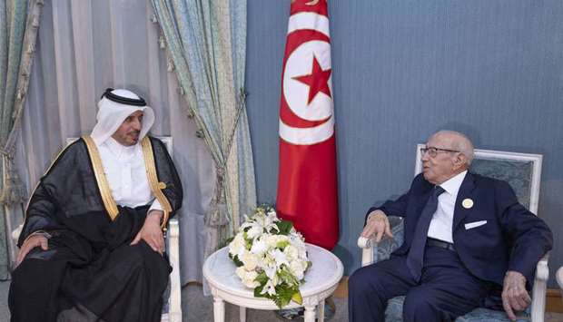 Tunisian president meets PMrnrn
