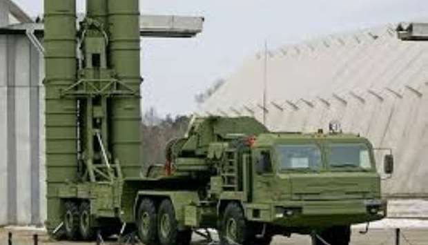 S-400 surface-to-air missiles