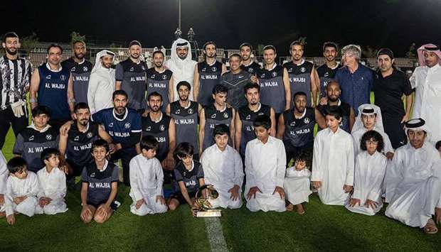 Sheikh Joaan crowns 'Al Wajbah' champions of Ramadan Super Football Tournament