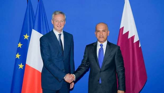 Al-Emadi meets French counterpart
