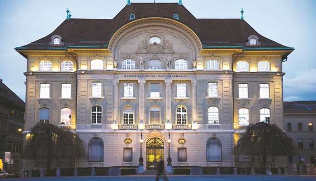 The headquarters of the Swiss National Bank in Bern, Switzerland. Traders look more willing to go long the franc after the SNB kept its language about the currencyu2019s strength unchanged, and could build on positions should expectations for looser Federal Reserve policy increase.