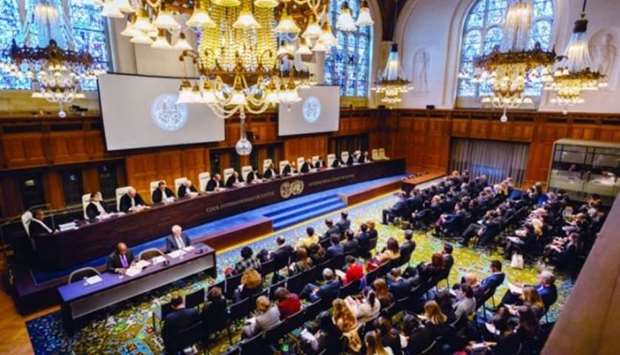 A view of the ICJ.