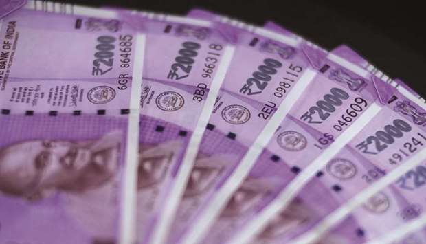 The rupee ended at 69.80 a dollar yesterday, a level last seen on May 30, down 0.41% from its previous close of 69.51