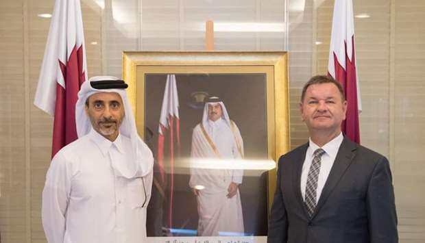HE the Minister of Culture and Sports Salah bin Ghanem bin Nasser al-Ali met Poland's ambassador to Qatar Janusz Janke on Sunday. During the meeting, they discussed aspects of co-operation between the two countries in the cultural and sports fields, and ways to enhance them.