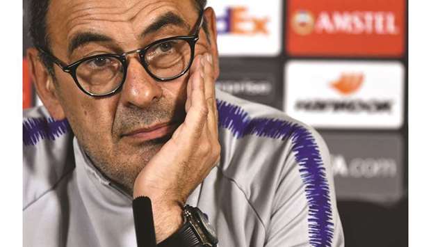 Maurizio Sarri returns to Italy as Juventus coach on a three-year deal just a season after leaving Napoli for Chelsea. (AFP)