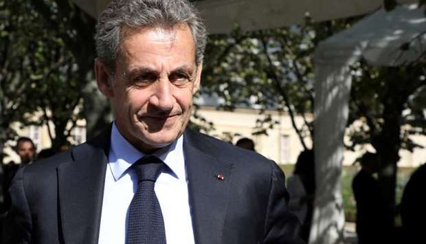 Former French President Nicolas Sarkozy attends the national ceremony to pay tribute to the victims of militant attacks, in Paris, France September 19, 2018