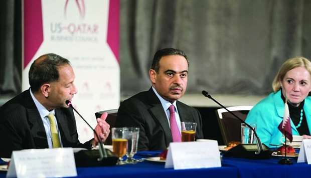 The US-Qatar Business Council recently hosted a roundtable discussion in Washington, DC featuring HE al-Kuwari (centre).