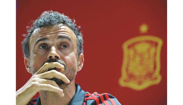 Luis Enrique was appointed following last yearu2019s chaotic World Cup, which saw Julen Lopetegui sacked and Fernando Hierro installed in his place. (AFP)
