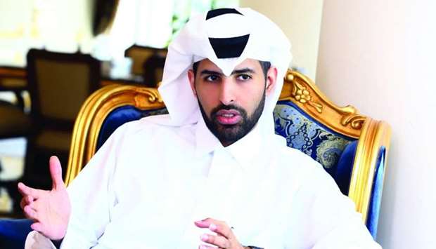 Sheikh Mohamed in an interview with Gulf Times. PICTURE: Jayan Orma