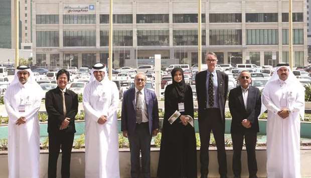 The delegation in Doha.