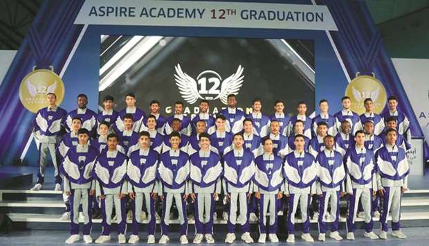 Aspire Academyu2019s 12th batch of graduates.