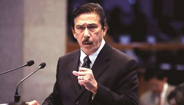Senate President Vicente Sotto 3rd.