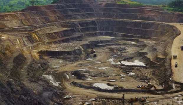 A cobalt mine in Congo