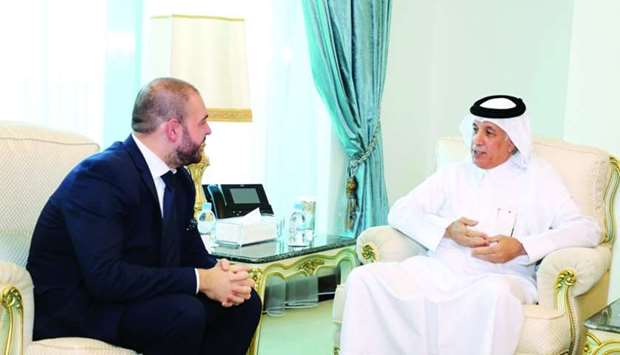 HE the Minister of State for Foreign Affairs Sultan bin Saad al-Muraikhi on Thursday met the Ambassador of Romania Cristian Tudor. They reviewed relations of bilateral cooperation as well as matters of common concern.