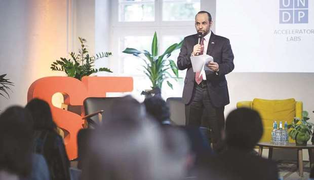 Sheikh Saud bin Abdulrahman al-Thani at the event.