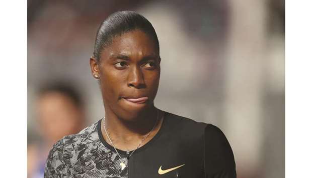 Double Olympic champion Caster Semenya.