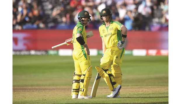 David Warner (left) and Steve Smith's return has strengthened to Australian team. (AFP)