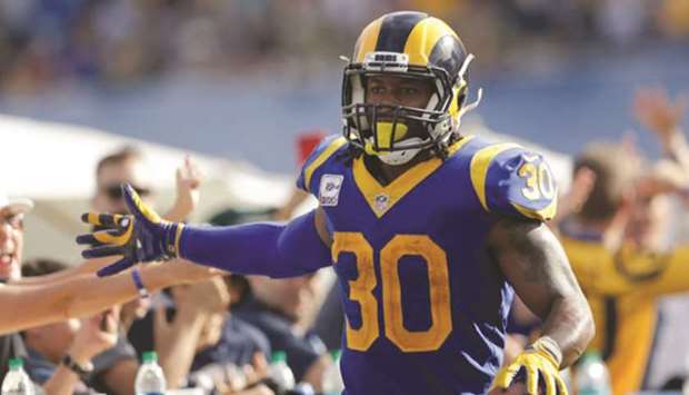 Gurley wonu2019t be Rams workhorse back after knee injury concerns.