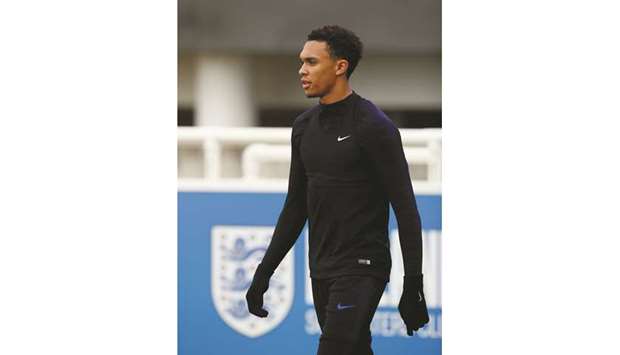 England winger Trent Alexander-Arnold. (Reuters)