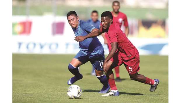 The Qatar Under-23 team