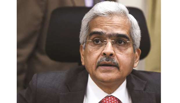 Reserve Bank of India governor Shaktikanta Das at a press conference at the RBI head office in Mumbai. Indiau2019s central bank cut interest rates yesterday in a boost to newly re-elected Prime Minister Narendra Modi as he grapples with sluggish economic growth and decades-high unemployment.
