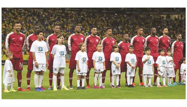 Qatar players