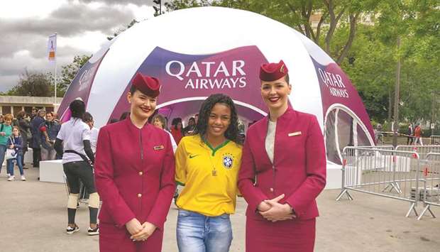 Qatar Airways is celebrating the FIFA Womenu2019s World Cup France 2019.