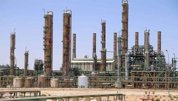 An oil refinery in Libya's northern town of Ras Lanuf.