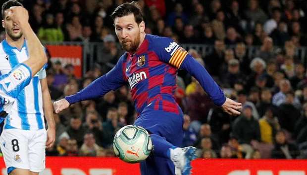 Barcelonau2019s Lionel Messi. (Reuters)