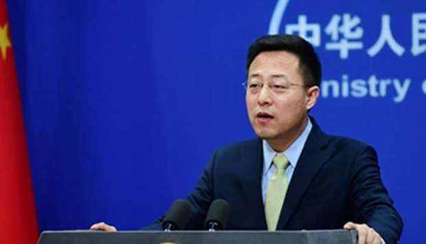 Foreign ministry spokesman Zhao Lijian said that the international community disagreed with what he described as the selfish behaviour of the United States
